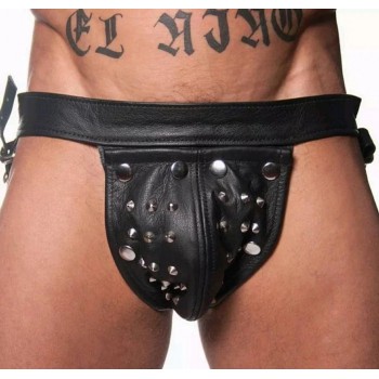 Men's Real Leather Jockstrap, Fetish, Club Leather Underwear, Sexy Thong, Adult, Codpiece, Fetish Underwear, Men Leather Underwear