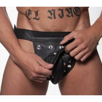 Men's Real Leather Jockstrap, Fetish, Club Leather Underwear, Sexy Thong, Adult, Codpiece, Fetish Underwear, Men Leather Underwear