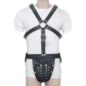 Men's Real Leather Jockstrap, Fetish, Club Leather Underwear, Sexy Thong, Adult, Codpiece, Fetish Underwear, Men Leather Underwear