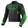 Kawasaki Ninja ZX10R Custom Motorcycle Leather Racing Jacket Black Green