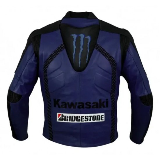 NEW MOTORCYCLE BLUE KA LEATHER RACING JACKET CE APPROVED PROTECTION